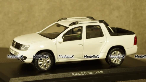 Renault Duster Oroch 2015 white, Norev 1:43