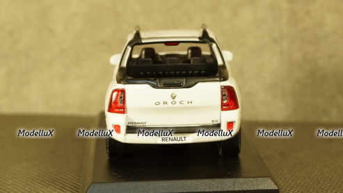 Renault Duster Oroch 2015 white, Norev 1:43