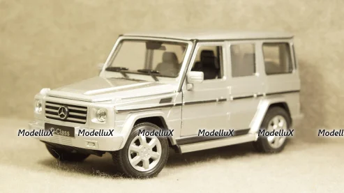 Mercedes G500 silver, Welly 1:24