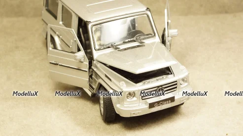 Mercedes G500 silver, Welly 1:24