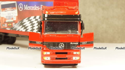 Mercedes Actros 1857 red, New Ray 1:43