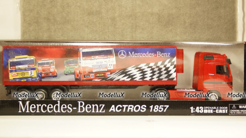 Mercedes Actros 1857 red, New Ray 1:43