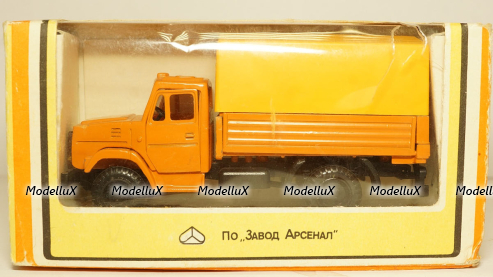 Зил 4331 с тентом оранжевый, 1:43
