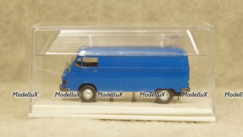 Mercedes L 206D box wagon blue, Brekina 1:87 
