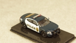 Dodge Charger dark blue/white Police USA, Ricko 1:87 