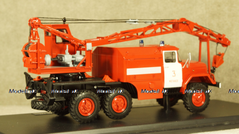 Зил-131 Пожарный автомобиль тех. Службы. г.Могилев 1989г., TruckTyr 1:43