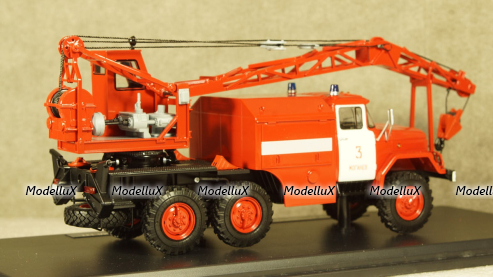 Зил-131 Пожарный автомобиль тех. Службы. г.Могилев 1989г., TruckTyr 1:43