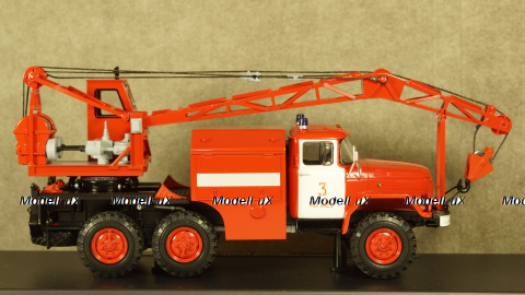 Зил-131 Пожарный автомобиль тех. Службы. г.Могилев 1989г., TruckTyr 1:43