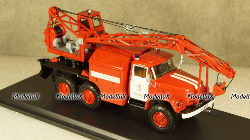 Зил-131 Пожарный автомобиль тех. Службы. г.Могилев 1989г., TruckTyr 1:43