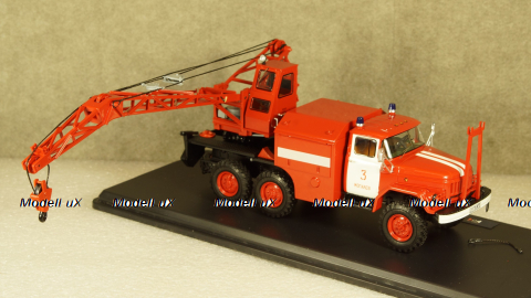 Зил-131 Пожарный автомобиль тех. Службы. г.Могилев 1989г., TruckTyr 1:43