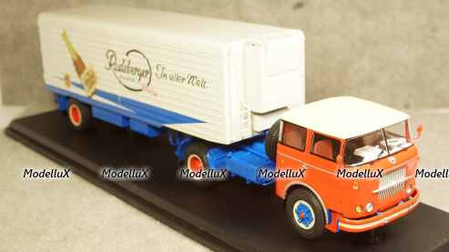 Liaz 706 RTTN Radeberger box wagon truck trailer, PCL47100, Premium Classixxs 1:43