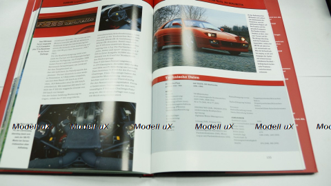 Книга Ferrari Legenden, легендарные Ferrari