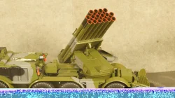 ЗИЛ-135ЛМ Ураган на шасси 9П140 РСЗО 9К57, SSM5005, SSM 1:43