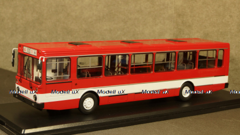 Лиаз 5256 белый/красный, SSM4021, SSM 1:43