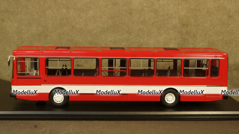 Лиаз 5256 белый/красный, SSM4021, SSM 1:43