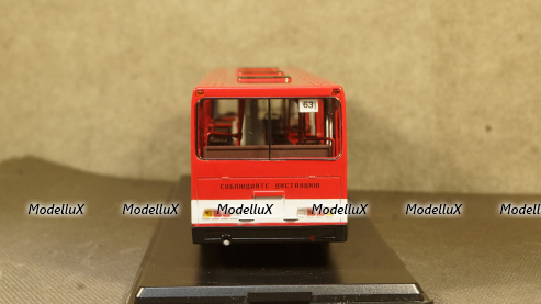 Лиаз 5256 белый/красный, SSM4021, SSM 1:43