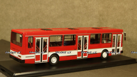 Лиаз 5256 белый/красный, SSM4021, SSM 1:43