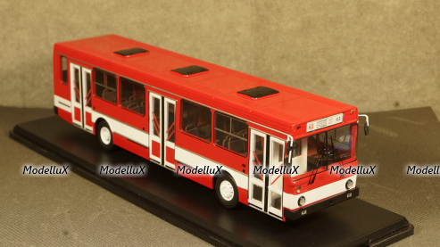 Лиаз 5256 белый/красный, SSM4021, SSM 1:43