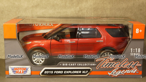 Ford Explorer XLT dark red, MotorMax 1:18