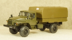 Урал-43206 бортовой с тентом хаки, Элекон 1:43