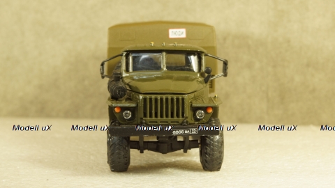 Урал-43206 бортовой с тентом хаки, Элекон 1:43