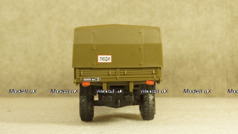 Урал-43206 бортовой с тентом хаки, Элекон 1:43