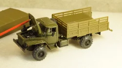 Урал-43206 бортовой с тентом хаки, Элекон 1:43
