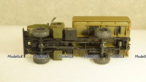 Урал-43206 бортовой с тентом хаки, Элекон 1:43