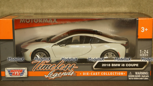 BMW i8 white, 79359, MotorMax 1:24