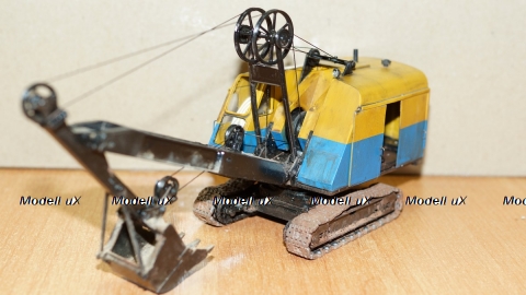 Экскаватор Э-652Б 1960, ТРЭКС 1:43