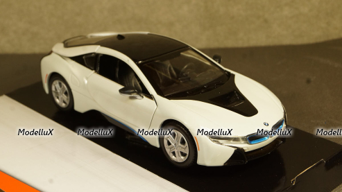 BMW i8 white, 79359, MotorMax 1:24