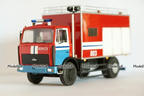 МАЗ 5337 АГ 8 газодымозащитный Автомобиль, Nik models 1:43