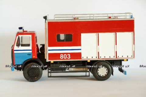 МАЗ 5337 АГ 8 газодымозащитный Автомобиль, Nik models 1:43