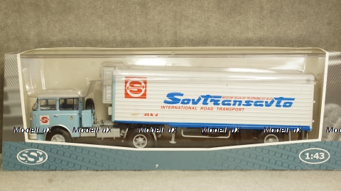 Skoda 706 MTTN с полуприцепом ALKA N12CH Sovtransavto, SSM7045 1:43