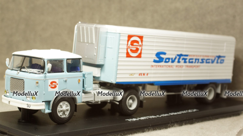 Skoda 706 MTTN с полуприцепом ALKA N12CH Sovtransavto, SSM7045 1:43