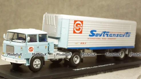 Skoda 706 MTTN с полуприцепом ALKA N12CH Sovtransavto, SSM7045 1:43