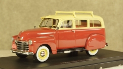 Chevrolet 3100 Suburban Maroon & Cream 1951, EMUS43085A, ESVAL Model 1:43