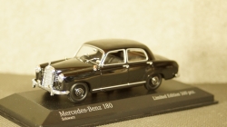 Mercedes 180 W120 Ponton 1955 black, 943033103, Minichamps 1:43
