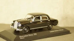 Mercedes 180 W120 Ponton 1955 black, 943033103, Minichamps 1:43