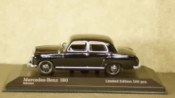 Mercedes 180 W120 Ponton 1955 black, 943033103, Minichamps 1:43