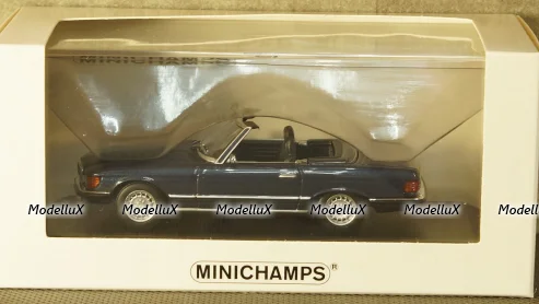 Mercedes 350SL R107 1974 bluemetallic, 943033434, Minichamps 1:43