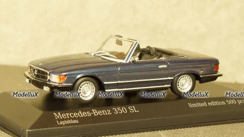 Mercedes 350SL R107 1974 bluemetallic, 943033434, Minichamps 1:43
