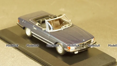 Mercedes 350SL R107 1974 bluemetallic, 943033434, Minichamps 1:43