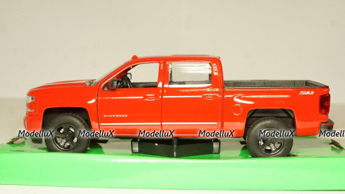 Chevrolet Silverado red, Welly 1:24