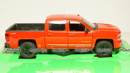 Chevrolet Silverado red, Welly 1:24