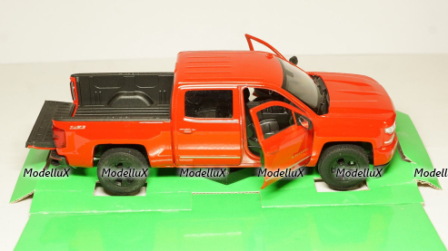 Chevrolet Silverado red, Welly 1:24