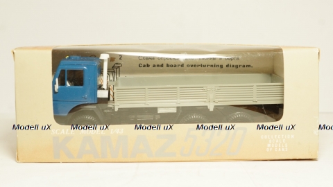 Камаз 5320 синий/серый, 1:43