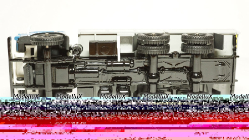 Камаз 5320 синий/серый, 1:43