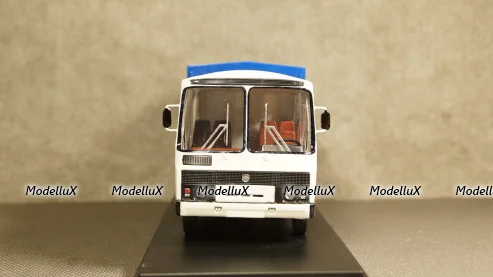 ПАЗ-3205 внутризаводской 1989г. (тентованный), Алник43 1:43