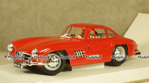 Mercedes 300 SL (W198) Red, 8-22023, Burago 1:24